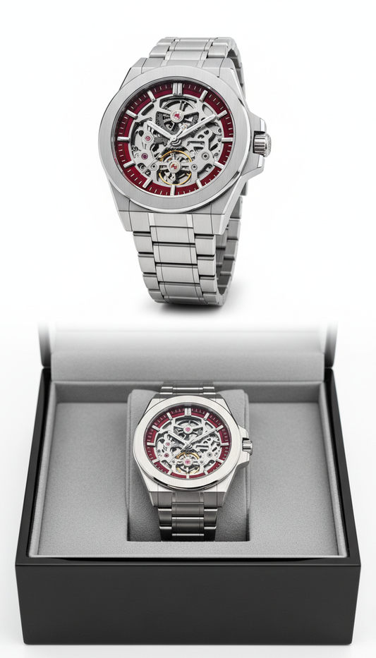 Steel Classic Sapphire Crystal Watch