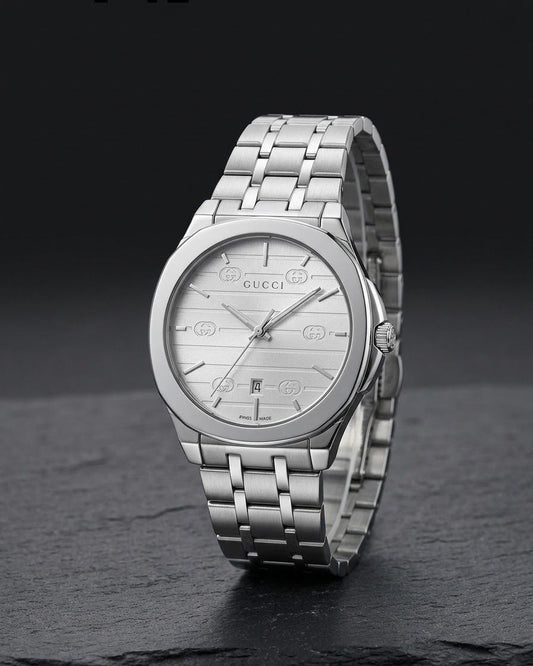 Gucci G-Timeless Stainless Steel Watch.